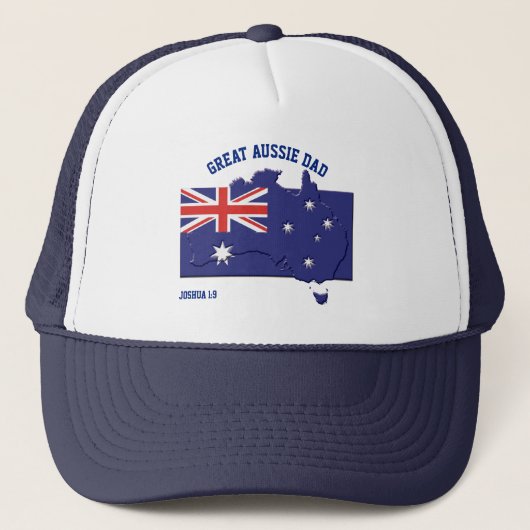 CHRISTLICH AUSSIE VATER TRUCKERKAPPE (Vorderseite)
