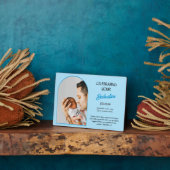 Christlich BABY DEDICATION Individuelle Name Foto Fotoplatte (Seite)