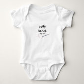 Christlich Baby Jersey Psalm 139:5 Baby Strampler (Vorderseite)