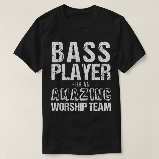 Christlich Bass Guitar Shirt Bass Player Phantasti (Design vorne)