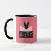 Christlich Be Still & Know Modern Pink Psalm 46:10 Tasse (Links)