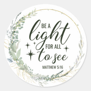 Christlich/Bibelwurfkissen Runder Aufkleber