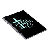 Christlich Bible Verse John Notizblock (Rechte Seite)