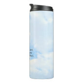 Christlich Bible Verse Soft Sky Blue Inspiration Thermosbecher (Nach rechts gedreht)