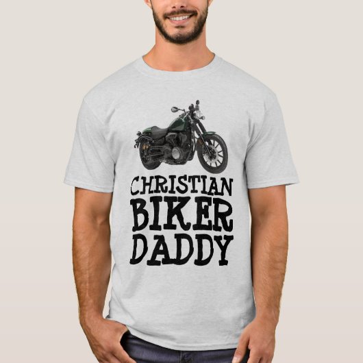 CHRISTLICH BIKER DADDY T - SHIRT (Vorderseite)