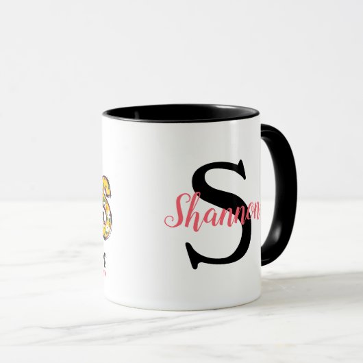 Christlich bin ich Gottes Meisterwerk Name hinzufü Tasse (VorderseiteRechts)