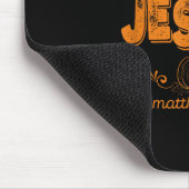 Christlich Bist Du Fall-o-ween Jesus Kürbis Vers Mousepad (Ecke)