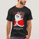 Christlich Brown Bear Cony Bunny Rabbit Husband Wi T-Shirt (Vorderseite)