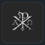 Christlich Chi Rho T - Shirt Labarum Christogram C Quadratischer Aufkleber<br><div class="desc">Das ist ein großartiges Geschenk für Ihre Familie,  Freunde,  die Jesus Liebe. Sie werden sich freuen,  dieses Geschenk von Ihnen während der Ferienzeit oder an jedem anderen Tag zu erhalten.</div>