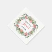 Christlich Christus der Erlöser ist Geboren Weihna Serviette (Ecke)