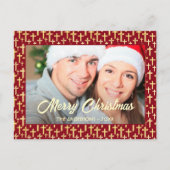 Christlich Cross Custom Foto Script Weihnachten Ro (Vorderseite)