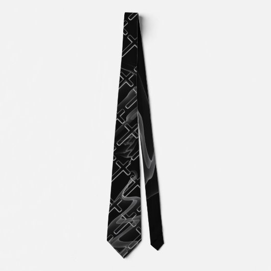 Christlich Cross Flames Neck Tie Krawatte (Vorderseite)