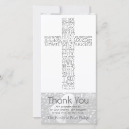 Christlich Cross John 14 Beileid Danke 3