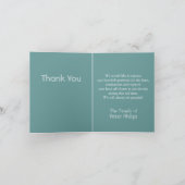 Christlich Cross John 14 Beileid Vielen Dank 1 Dankeskarte (Innenseite)