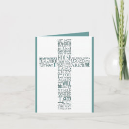Christlich Cross John 14 Beileid Vielen Dank 1 Dankeskarte