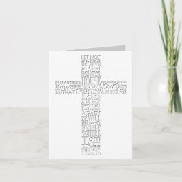 Christlich Cross John 14 Beileid Vielen Dank Dankeskarte