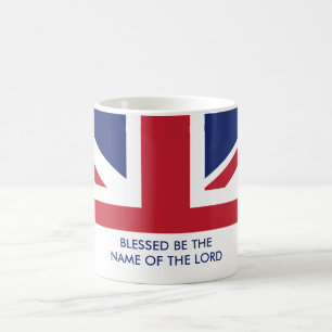 Christlich   Custom British UNION JACK  Kaffeetasse
