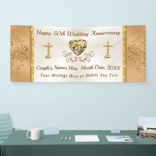 CHRISTLICH Custom, Happy 50th Anniversary Banner (Messe)