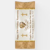 CHRISTLICH Custom, Happy 50th Anniversary Banner (Vertikal)