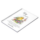 Christlich Dankbarkeit Journal Bibel Verse Bird Notizblock (Linke Seite)