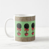 Christlich dekorierte Topiary Trees. Kaffeetasse (Links)