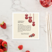 Christlich | DER HERR BEGEISTERT DICH | Weihnachts Serviette (Beispiel)