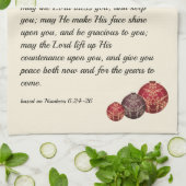 Christlich | DER HERRLICHE BEGEISTERT SIE | Christ Geschirrtuch (Gefaltet)