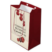 Christlich | DER HERRLICHE BEGEISTERT SIE | Christ Mittlere Geschenktüte (Vorderseite Schrägansicht)