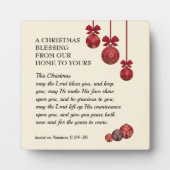 Christlich | DER HERRLICHE BEGEISTERT SIE | Weihna Fotoplatte (Vorderseite)