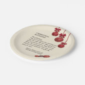 Christlich | DER HERRLICHE BEGEISTERT SIE | Weihna Pappteller (Schrägansicht)