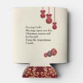 Christlich DER HERRSCHE BEGEISTERT IHNEN Weihnacht Dosenkühler (Rückseite)