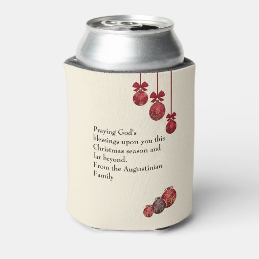 Christlich DER HERRSCHE BEGEISTERT IHNEN Weihnacht Dosenkühler (Kanne Rückseite)