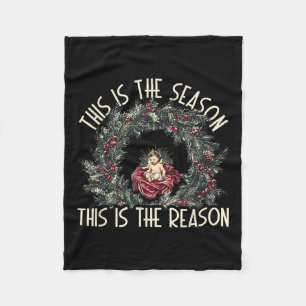 Christlich Dies Ist Die Saison Dies Ist Der Grund Fleecedecke