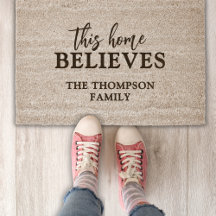 Christlich Diese Zuhause glaubt an den Familiennam