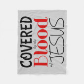 Christlich DURCH BLUT DES JESUS Fleece Blanket (Vorderseite)