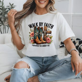 Christlich durch Glauben spazieren T-Shirt