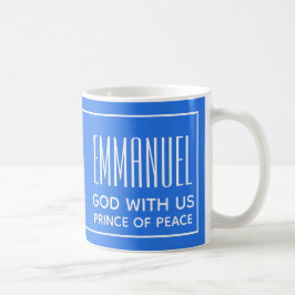 Christlich EMMANUEL Weihnachten Kaffeetasse