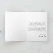 Christlich | Entschuldigung für Ihren Verlust | Sy Karte (Innenseite)