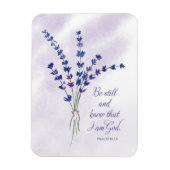 Christlich Ermutigend Lavendel mit der Schrift Magnet (Vertikal)