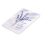 Christlich Ermutigend Lavendel mit der Schrift Magnet (Linke Seite)
