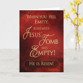 Christlich - ERMUTIGUNG - Er ist verschwiegen - Karte (Gelbe Blume)