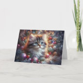 Christlich Faith Cat Lover Niedlich Weihnachten (Vorderseite)
