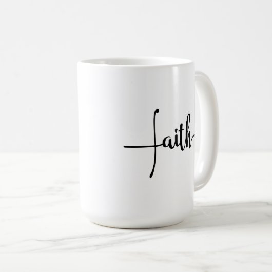 Christlich Faith Coffee Tasse (VorderseiteRechts)