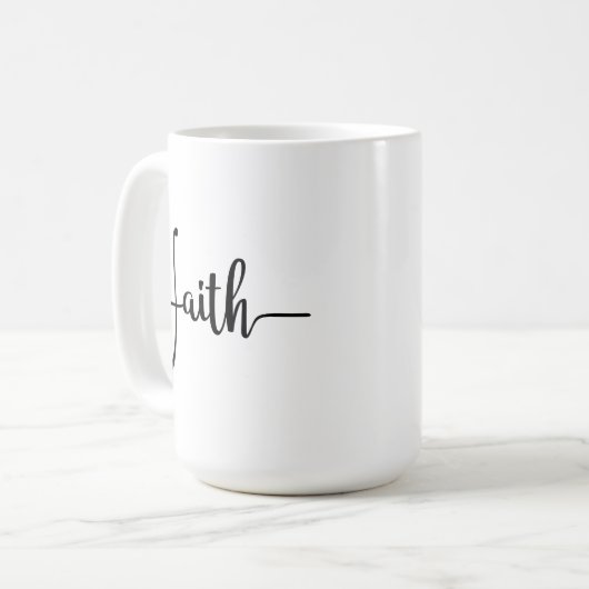 Christlich Faith Coffee Tasse (Vorderseite Links)