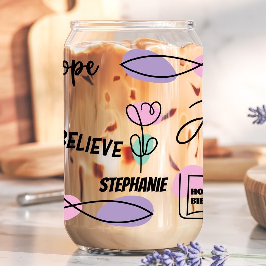 Christlich Faith Individuelle Name Dosenglas