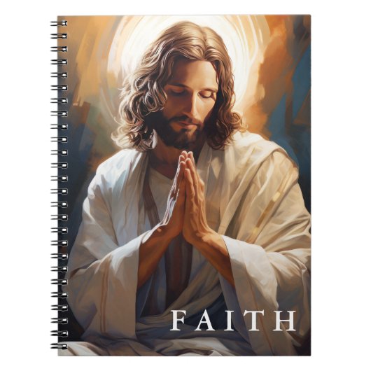 Christlich Faith Jesus-Notebook Notizblock (Vorderseite)