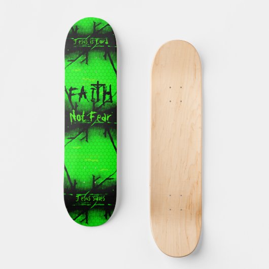 Christlich Faith Jesus Skateboard Deck (Vorderseite)