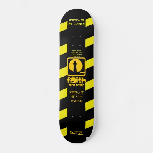Christlich Faith Skateboard (Vorderseite)