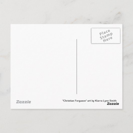 Christlich Fergsuon Postkarte (Rückseite)