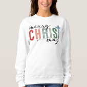 Christlich frohe Weihnachten - Urlaub auf Glaubens Sweatshirt (Vorderseite)
